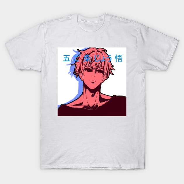 Gojo Satoru Cool Art T-Shirt by saturnswamp